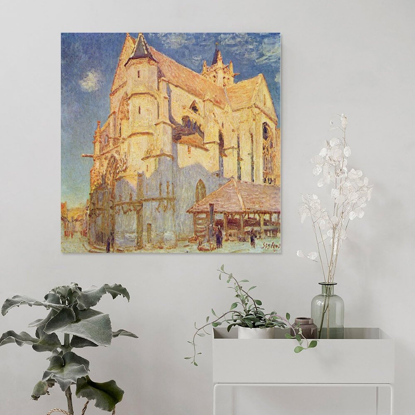 Amazon.co.jp: Alfred Sisley アルフレッド・シスレー 代表作品《モレ